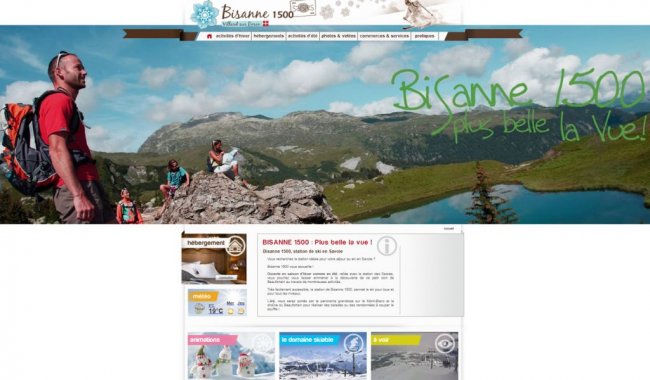 Site officiel de la station de ski Bisanne 1500