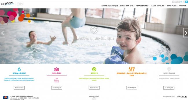Site officiel du Centre Aquasportif Le Signal - Les Saisies