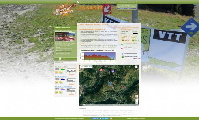 Portail traces GPS VTT du Val d'Arly Beaufortain